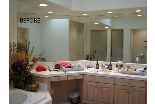 Scottsdale, AZ bathroom remodeling contractor. Upscale Master Bathroom remodel with before and after photos