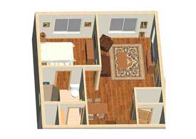 Gilbert AZ master suite home addition 3D computer rendering