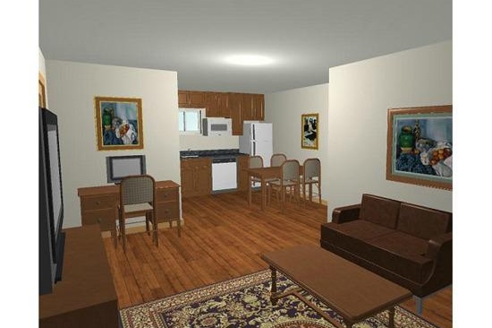 Phoenix, AZ Home Addition Contractor. With accessibility features for their mother-in-law. 3D computer renderings.