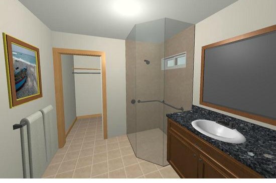 Gilbert, AZ home addition contractor. Home addition with a kitchenette and accessibility features.