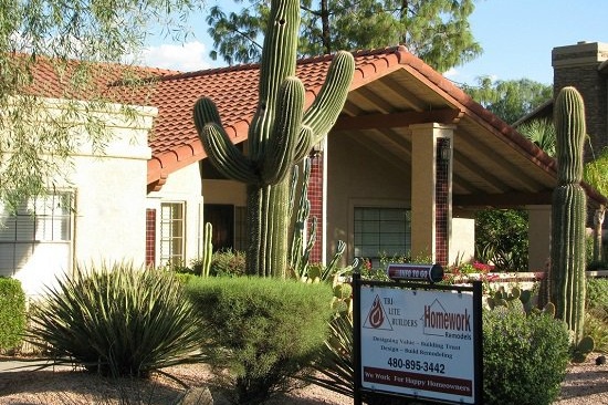 Gilbert, AZ home addition contractor. Home addition with a kitchenette and accessibility features.